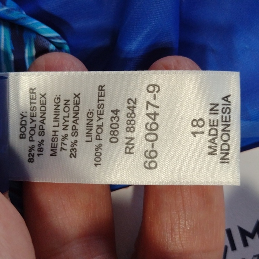 NWT Swimsuits for All one-piece swimsuit 18 - Picture 5 of 8
